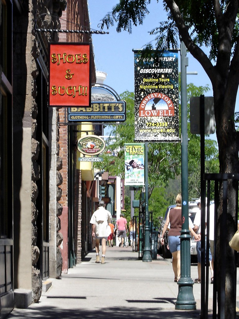 » Downtown Flagstaff Centerpieces Geography, History And Culture